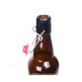 wholesale Custom 16oz 500ml brown swing top glass bottles glass beer juice bottle with flip cap